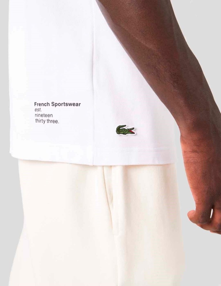 LA SOSTEGNO T-shirt F9535 polo bianco